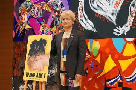 「WHO AM I-SHINGO KATORI ART JAPAN TOUR-」記者会見
